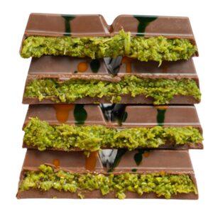 otanak Dubai Chocolate Bar Chocolate with Pistachio Cream & Roasted Kataifi 180g (6.35 oz)